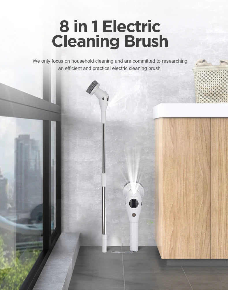 8 In 1 Electric Cleaning Brush
