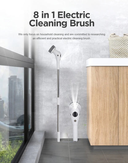 8 In 1 Electric Cleaning Brush