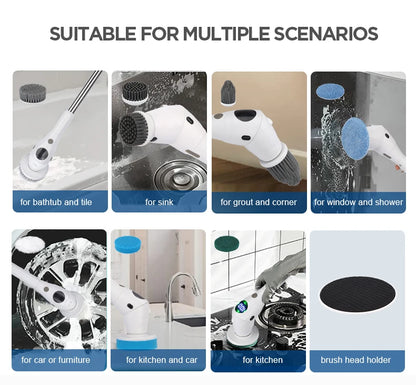 8 In 1 Electric Cleaning Brush